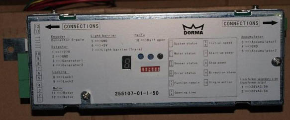 多瑪ES 90 Easy自動(dòng)門(mén)控制板真假對(duì)比